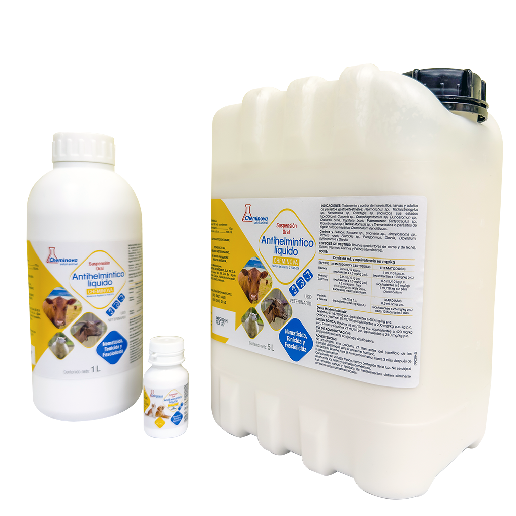 ANTIHELMÍNTICO LÍQUIDO CHEMINOVA Suspensión Oral